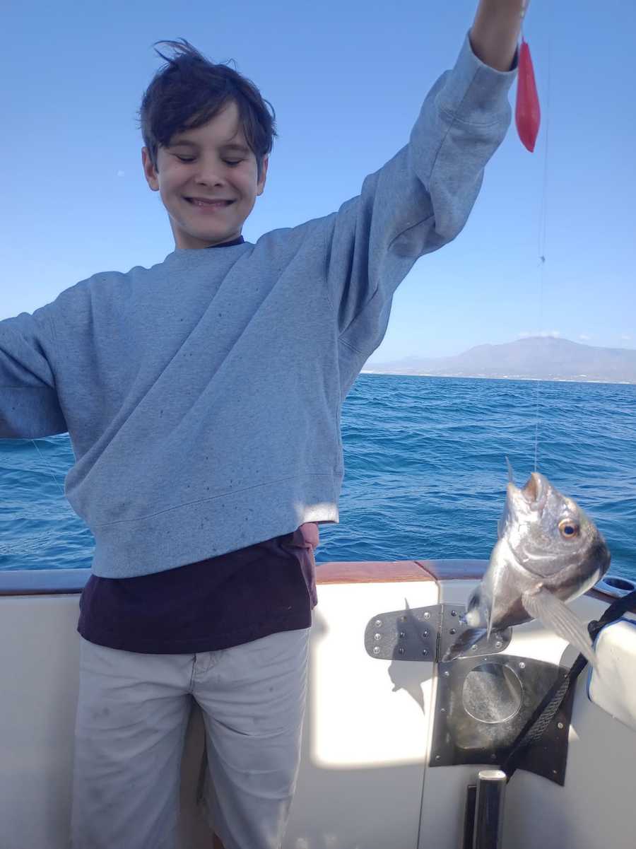 Pesca en barco en Marbella 