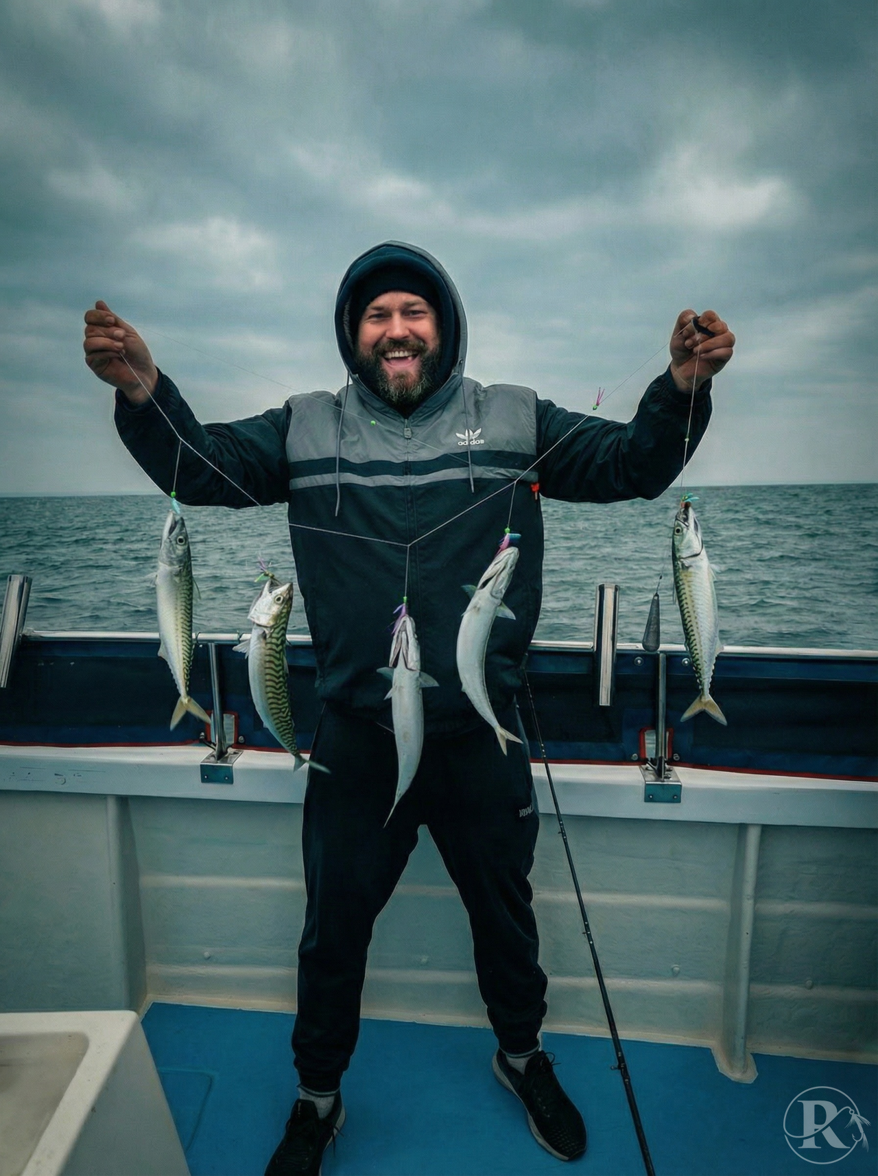 We organised a Mackerel fishing trip for an influencer aboard the Kestrel Warrior, departing from…, East Sussex